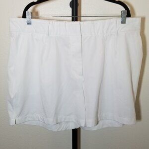 Nike Dri Fit Womens XXL Golf Shorts White Athletic Performance Activewear NWT